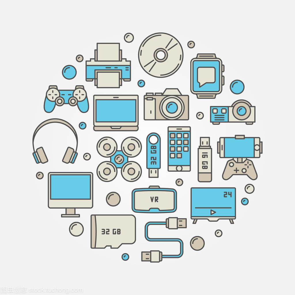 小玩意圓 當電子節能產品遇見色彩豐富的插畫世界